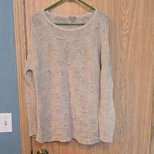 J.Jill Cozy Beige Sweater